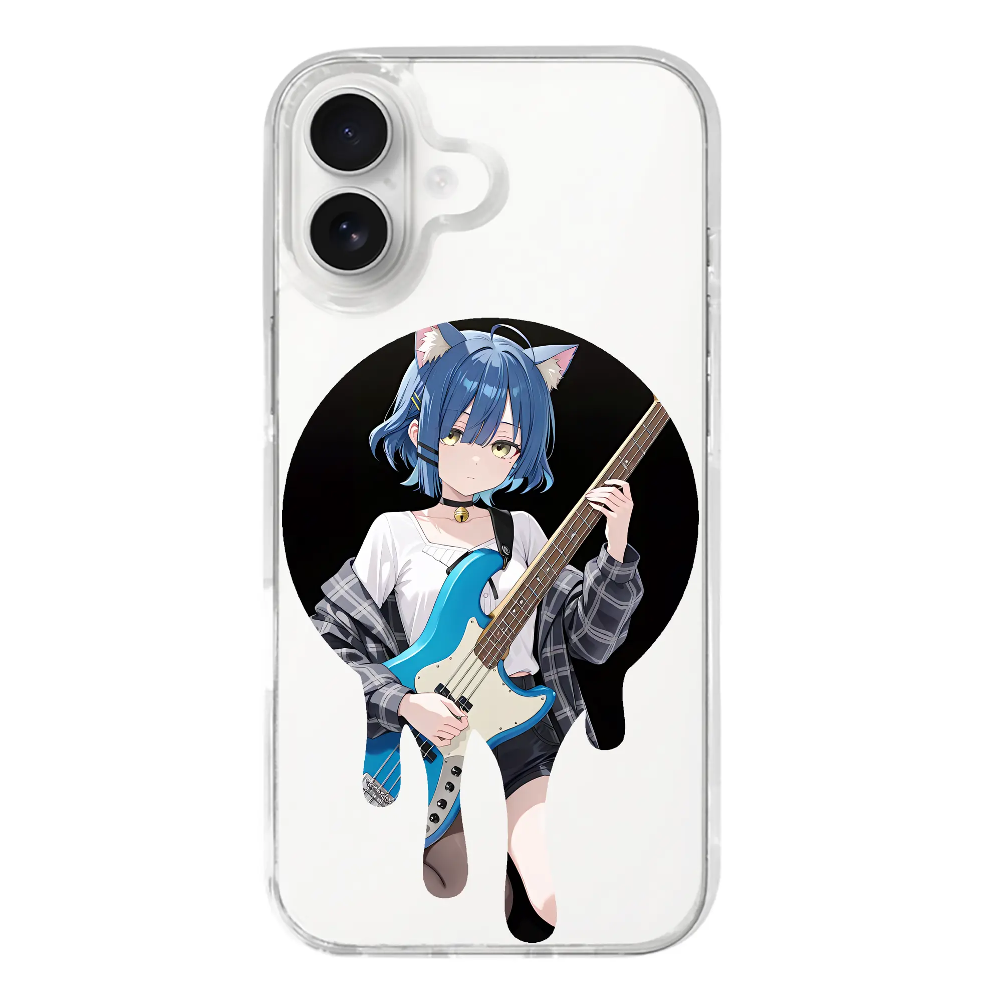 ぼっちざろっく！ グッズ,山田リョウ - iPhone 17シリーズ 透明スマホケース – 薄型・耐衝撃・精密フィット保護カバー